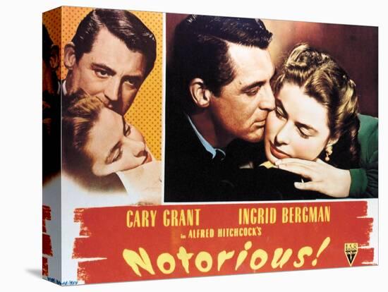 Notorious, 1946, Directed by Alfred Hitchcock-null-Stretched Canvas