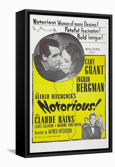Notorious, 1946-null-Framed Stretched Canvas