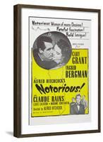 Notorious, 1946-null-Framed Art Print