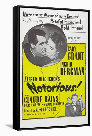 Notorious, 1946-null-Framed Stretched Canvas