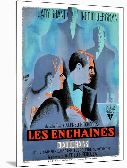 Notorious, (AKA Les Enchaines), 1946-null-Mounted Art Print