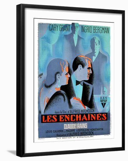 Notorious, (AKA Les Enchaines), 1946-null-Framed Art Print