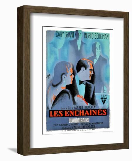 Notorious, (AKA Les Enchaines), 1946-null-Framed Art Print