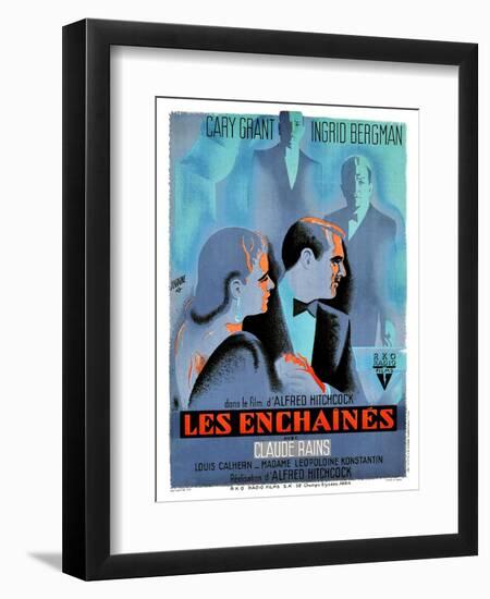 Notorious, (AKA Les Enchaines), 1946-null-Framed Art Print