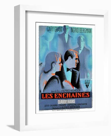 Notorious, (AKA Les Enchaines), 1946-null-Framed Art Print