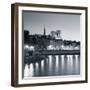 Notre Dame and Ile De La Cite, Paris, France-Jon Arnold-Framed Photographic Print