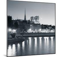 Notre Dame and Ile De La Cite, Paris, France-Jon Arnold-Mounted Photographic Print