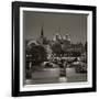 Notre Dame and Pont Des Arts, Paris, France-Jon Arnold-Framed Photographic Print