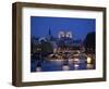 Notre Dame and Pont Des Arts, Paris, France-Jon Arnold-Framed Photographic Print