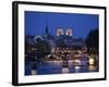 Notre Dame and Pont Des Arts, Paris, France-Jon Arnold-Framed Photographic Print