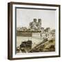 Notre-Dame and the Banks of the Seine in Paris, 1830, France-null-Framed Giclee Print