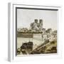 Notre-Dame and the Banks of the Seine in Paris, 1830, France-null-Framed Giclee Print