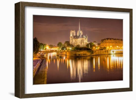 Notre Dame at Night-harvepino-Framed Photographic Print