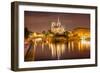 Notre Dame at Night-harvepino-Framed Photographic Print