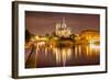 Notre Dame at Night-harvepino-Framed Photographic Print