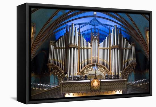 Notre-Dame Basilica Interior-null-Framed Stretched Canvas
