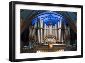 Notre-Dame Basilica Interior-null-Framed Photo