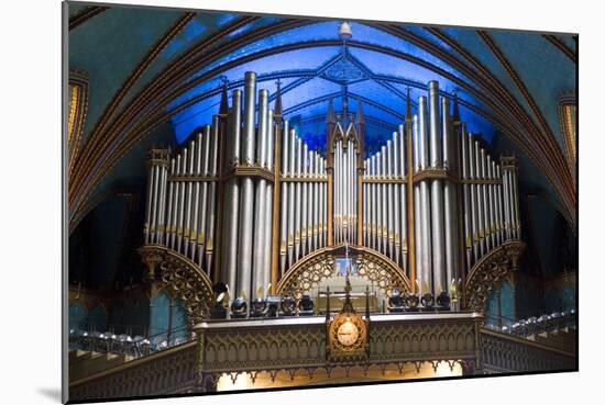 Notre-Dame Basilica Interior-null-Mounted Photo