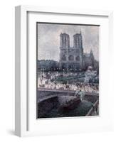 Notre Dame, C. 1900-Maximilien Luce-Framed Giclee Print