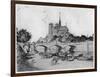 Notre Dame, C1870-1920-Jean Francois Raffaelli-Framed Giclee Print