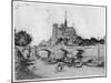 Notre Dame, C1870-1920-Jean Francois Raffaelli-Mounted Giclee Print