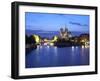 Notre Dame Cathedral and River Seine, Paris, France-Jon Arnold-Framed Photographic Print