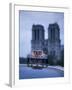 Notre Dame Cathedral and Taxi, Paris, France-Jon Arnold-Framed Photographic Print