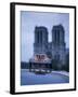 Notre Dame Cathedral and Taxi, Paris, France-Jon Arnold-Framed Photographic Print