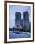 Notre Dame Cathedral and Taxi, Paris, France-Jon Arnold-Framed Photographic Print
