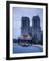 Notre Dame Cathedral and Taxi, Paris, France-Jon Arnold-Framed Photographic Print