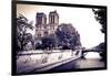 Notre Dame Cathedral and the Seine River, Paris, France-Russ Bishop-Framed Photographic Print