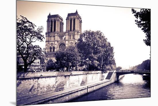 Notre Dame Cathedral and the Seine River, Paris, France-Russ Bishop-Mounted Premium Photographic Print