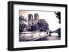 Notre Dame Cathedral and the Seine River, Paris, France-Russ Bishop-Framed Photographic Print