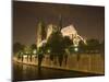 Notre Dame Cathedral at Night, Paris, France-Jim Zuckerman-Mounted Photographic Print