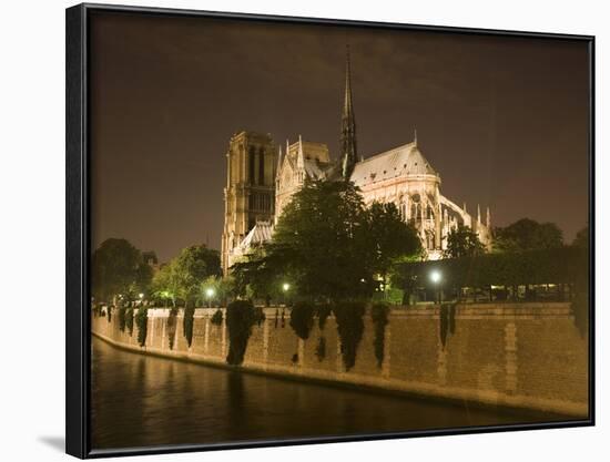 Notre Dame Cathedral at Night, Paris, France-Jim Zuckerman-Framed Photographic Print