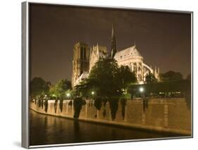 Notre Dame Cathedral at Night, Paris, France-Jim Zuckerman-Framed Photographic Print