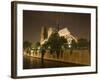 Notre Dame Cathedral at Night, Paris, France-Jim Zuckerman-Framed Photographic Print