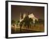 Notre Dame Cathedral at Night, Paris, France-Jim Zuckerman-Framed Photographic Print