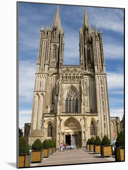 Notre Dame Cathedral Dating from the 14th Century, Coutances, Cotentin, Normandy, France, Europe-Guy Thouvenin-Mounted Photographic Print