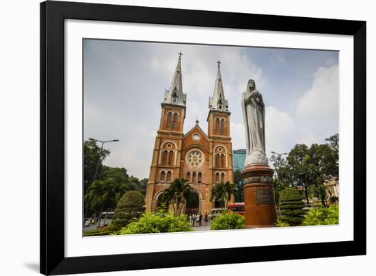 Notre Dame Cathedral, Ho Chi Minh City (Saigon), Vietnam, Indochina, Southeast Asia, Asia-Yadid Levy-Framed Photographic Print