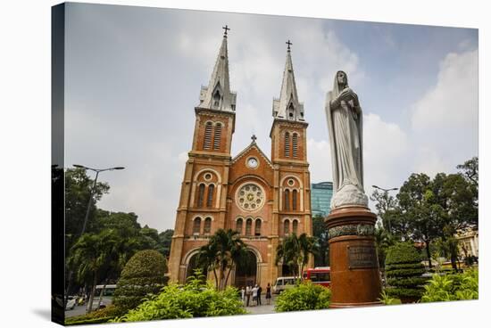 Notre Dame Cathedral, Ho Chi Minh City (Saigon), Vietnam, Indochina, Southeast Asia, Asia-Yadid Levy-Stretched Canvas