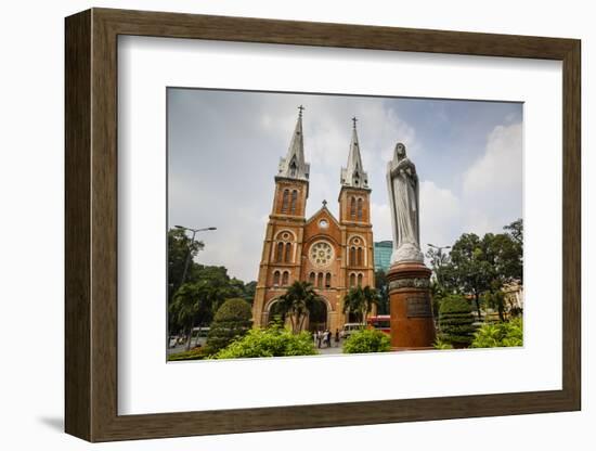 Notre Dame Cathedral, Ho Chi Minh City (Saigon), Vietnam, Indochina, Southeast Asia, Asia-Yadid Levy-Framed Photographic Print