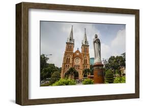 Notre Dame Cathedral, Ho Chi Minh City (Saigon), Vietnam, Indochina, Southeast Asia, Asia-Yadid Levy-Framed Photographic Print