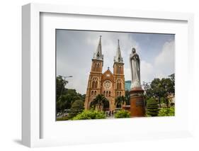 Notre Dame Cathedral, Ho Chi Minh City (Saigon), Vietnam, Indochina, Southeast Asia, Asia-Yadid Levy-Framed Photographic Print