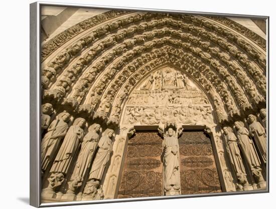 Notre Dame Cathedral, Ile De La Cite, Paris, France-Sergio Pitamitz-Framed Photographic Print