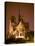 Notre Dame Cathedral Lit at Night, Paris, France-Jim Zuckerman-Stretched Canvas