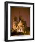 Notre Dame Cathedral Lit at Night, Paris, France-Jim Zuckerman-Framed Photographic Print