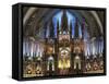 Notre Dame Cathedral, Montreal, Quebec, Canada-null-Framed Stretched Canvas