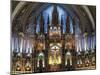 Notre Dame Cathedral, Montreal, Quebec, Canada-null-Mounted Photographic Print