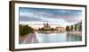 Notre Dame Cathedral on the Banks of the Seine River at Sunrise, Paris, Ile-De-France, France-null-Framed Premium Photographic Print